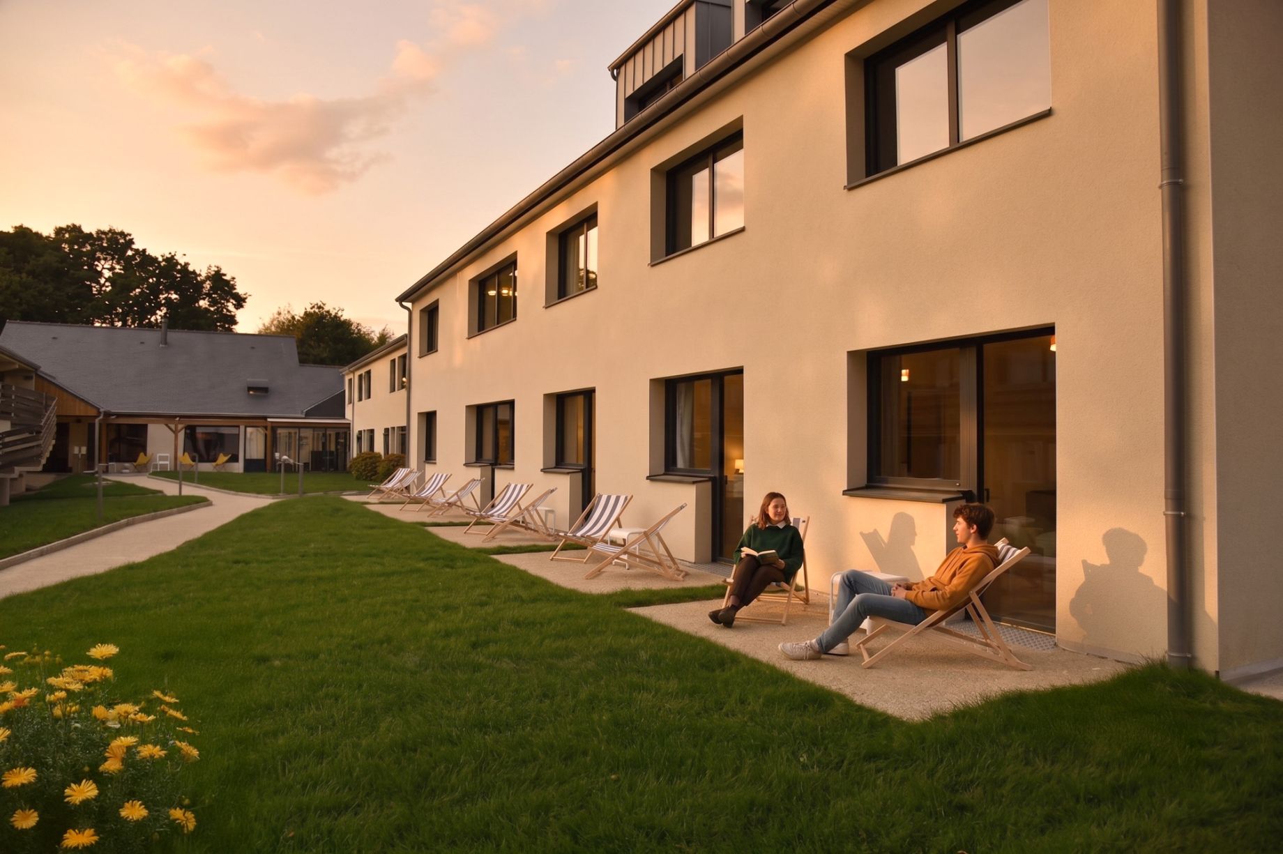 Extérieur de l'hôtel Kyriad Lannion